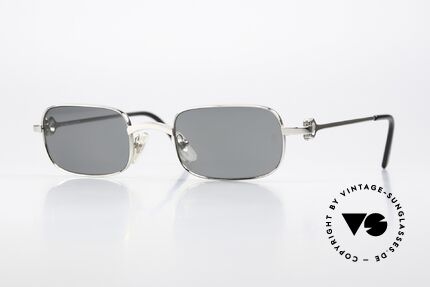Cartier Dreamer - M 90's Platinum Sunglasses Details