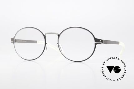 Mykita Ninni Round Specs Gray & Silver Details