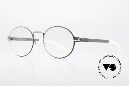 Mykita Ninni Round Specs Gray & Silver, col 165 = gray and silver (suitable for ladies & gents), Made for Men and Women