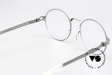 Mykita Ninni Round Specs Gray & Silver, innovative flexible frame construction: one size fits all, Made for Men and Women