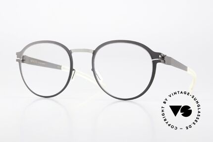Mykita Gisbert Panto Specs Gray & Silver Details