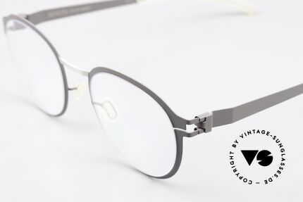 Mykita Gisbert Panto Specs Gray & Silver, well-known top quality (handmade in Germany, Berlin), Made for Men and Women