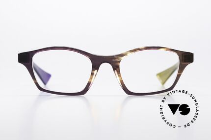 Piero Massaro 451 Frame Like A Sunset, a truly exceptionally interesting pair of eyeglasses, Made for Women