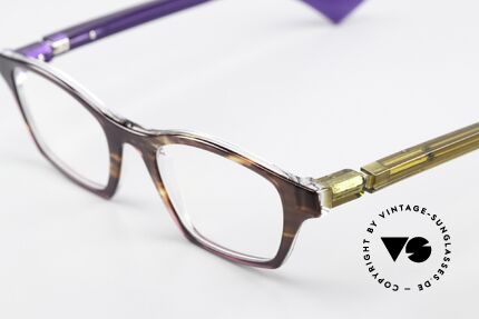 Piero Massaro 451 Frame Like A Sunset, frame color 259: auburn-indigo-yellow (sunset style), Made for Women