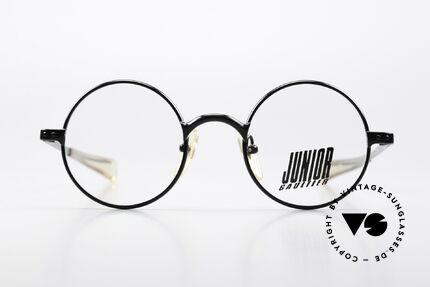 Jean Paul Gaultier 57-0173 90's Frame Made in Japan, model 57-0173 in size 46/22, col. 4: Classic Black, Made for Men and Women