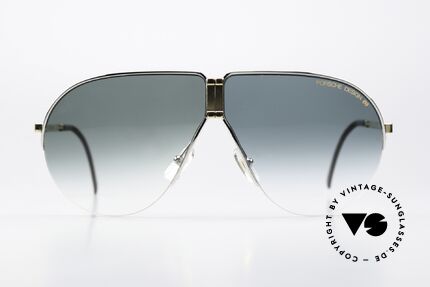 Porsche 5628 Bicolor In Gold And Silver, noble designer model, incl. orig. Porsche folding case, Made for Men