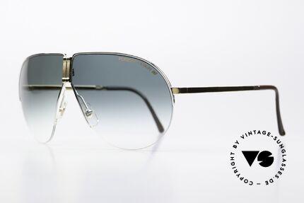 Porsche 5628 Bicolor In Gold And Silver, half rimless frame (lightweight) very pleasant to wear, Made for Men