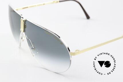 Porsche 5628 Bicolor In Gold And Silver, unworn (like all our vintage PORSCHE Carrera shades), Made for Men