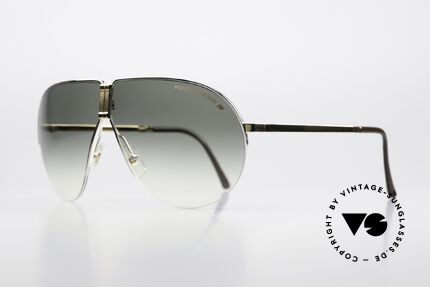 Porsche 5628 Bicolor In Gold And Silver, half rimless frame (lightweight) very pleasant to wear, Made for Men