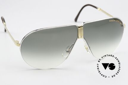 Porsche 5628 Bicolor In Gold And Silver, NO RETRO sunglasses; the rare ORIGINAL from 1988!, Made for Men
