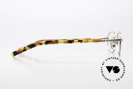 Lunor VA 105 Square Frame Antique Gold, lens height 29mm = barely suitable for progressive lenses, Made for Men and Women
