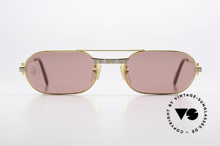 Cartier MUST Santos - M David Bowie 80's Shades, this pair with the SANTOS decor in M size 55/20, 140, Made for Men