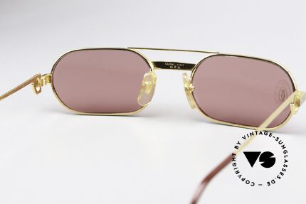 Cartier MUST Santos - M David Bowie 80's Shades, NO RETRO eyewear; a 40 years old vintage ORIGINAL!, Made for Men