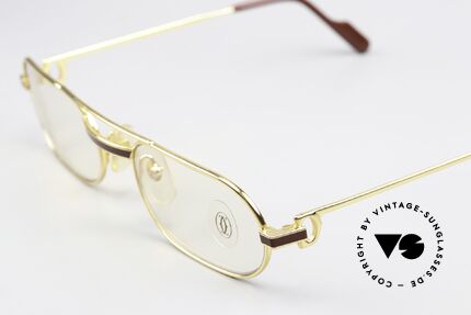 Cartier MUST Laque - S Mystic Sun Lenses 1983, breath on the lenses to make the Cartier logo visible!, Made for Men and Women