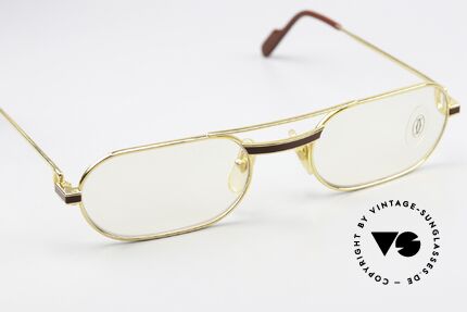 Cartier MUST Laque - S Mystic Sun Lenses 1983, 22ct gold-plated frame (like all old Cartier originals), Made for Men and Women