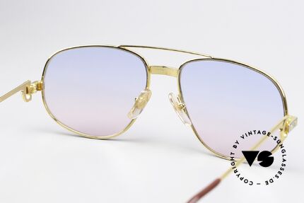 Sunglasses Cartier Romance Santos M Babyblue Pink Gradient Lens