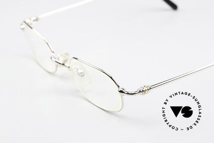 Cartier Orfy - S Platinum Plated Frame 90s, precious platinum-plated frame in size 48-21, 135mm, Made for Men and Women