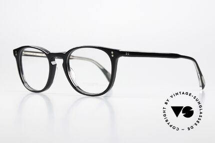 Oliver Peoples Finley Esq Black Panto Frame 49mm, Finley Esq 49x20mm, vintage hand crafted in Italy, Made for Men and Women