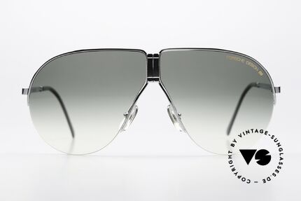 Porsche 5628 80's Frame Rhodium-Plated, noble designer model, incl. orig. Porsche folding case, Made for Men