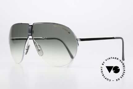 Porsche 5628 80's Frame Rhodium-Plated, half rimless frame (lightweight) very pleasant to wear, Made for Men