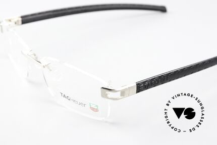 Tag Heuer L-Type 0151 Leather Luxury Eyeglasses, sporty & luxurious 'avant-garde' lifestyle; high-end, Made for Men