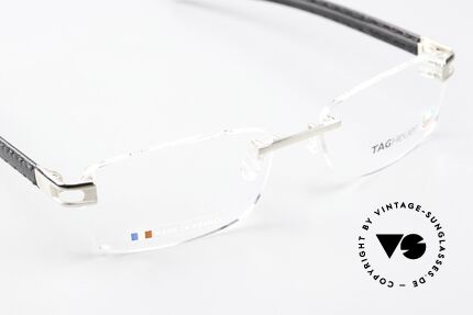 Tag Heuer L-Type 0151 Leather Luxury Eyeglasses, NO RETRO EYEWEAR, but an old ORIGINAL from 2006, Made for Men