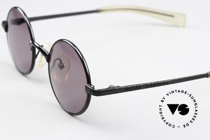 Jean Paul Gaultier 57-0173 High End 90's Sunglasses, round frame with "Junior Gaultier" on the temples, Made for Men and Women