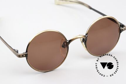 Jean Paul Gaultier 57-0173 Antique Bronze Frame 90s, unbelievable craftsmanship (Murai, made in Japan), Made for Men and Women