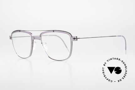 Lindberg 6546 NOW Light Gray Front Translucid, col C07/PU9: light gray front and dark gray temples, Made for Men