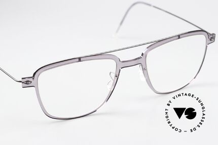Lindberg 6546 NOW Light Gray Front Translucid, can already be described as 'vintage Lindberg' frame, Made for Men