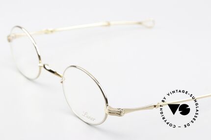 Lunor I 10 Telescopic BC Bicolor Silver & Gold, very subtle; only the outer lens rim is platinum-plated!, Made for Men and Women