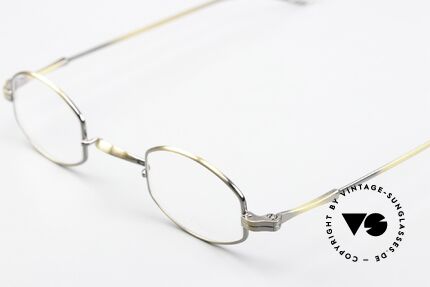 Lunor II 02 Small Frame In Antique Gold, a 20 years old UNWORN pair for lovers of quality!, Made for Men and Women