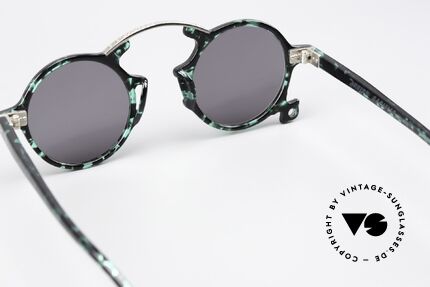 Jean Paul Gaultier 58-0271 With Removable Silver Chain, unworn pair with color code 2 (emerald black / silver), Made for Men and Women