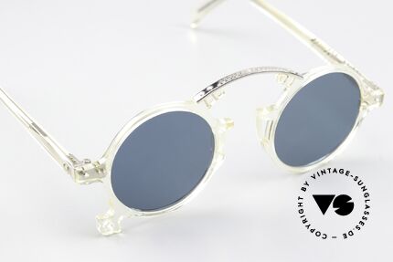 Jean Paul Gaultier 58-0271 Spectacular Vintage Glasses, removable metal chain as fancy gimmick + orig. case, Made for Men and Women