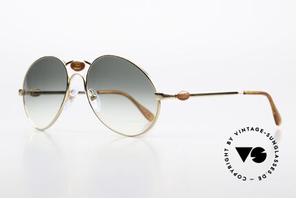 Bugatti 64905 Rare Collector's Sunglasses, spectacular frame with striking central Bugatti logo, Made for Men
