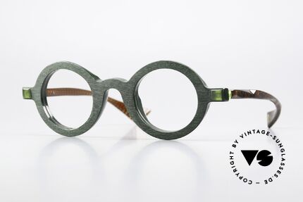 Piero Massaro 905 Round Designer Eyewear Details