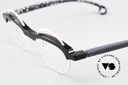 Piero Massaro 902 Artistic Women's Glasses, combination of art & technology; spring hinges, Made for Women
