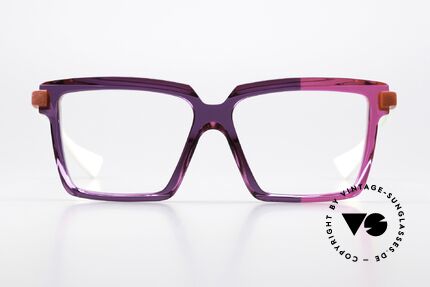 Piero Massaro 915 Art And Technology Specs, purple-pink designer eyewear frame from Sicily, Made for Women