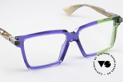 Piero Massaro 915 Designer Frame Blue Green, something really different for everyone who dares, Made for Women