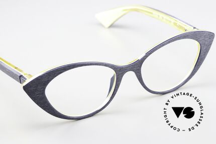 Piero Massaro 462 Designer Cateye Glasses, unworn model from the 2017 collection incl. orig. case, Made for Women