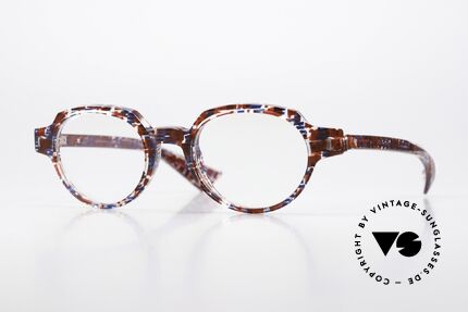 Piero Massaro 432 Patterned Designer Glasses Details