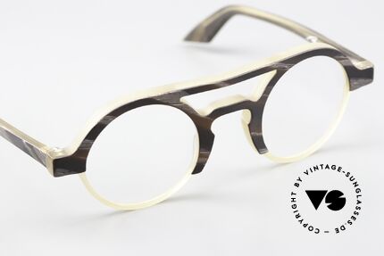 Pierre Eyewear Omer Interesting Frame Pattern, unworn, in solid quality (made in France), Made for Men and Women