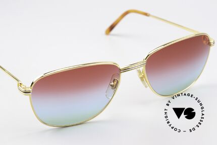 Cartier Courcelles - L Bordeaux Polar Lights Lens, NO retro eyewear, but a genuine old Cartier Original!, Made for Men
