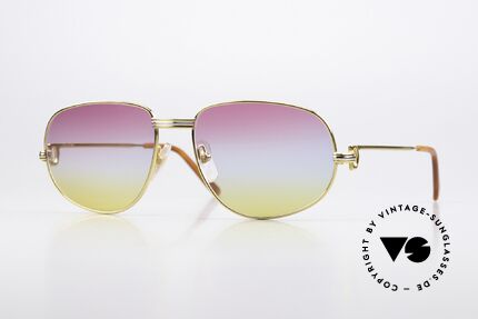 Cartier Romance LC - L 80's Frame Sunrise Lenses Details