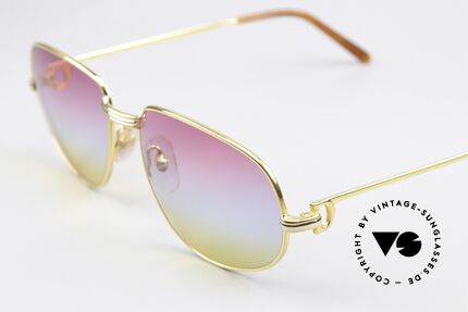 Cartier Romance LC - L 80's Frame Sunrise Lenses, unworn with orig. packging (hard to find in this condition), Made for Men and Women