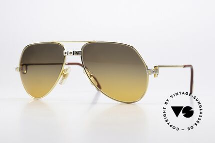 Cartier Vendome Santos - S Desert Storm Sun Lenses Details
