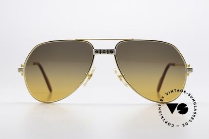 Cartier Vendome Santos - S Desert Storm Sun Lenses, mod. "Vendome" was launched in 1983 & made till 1997, Made for Men and Women