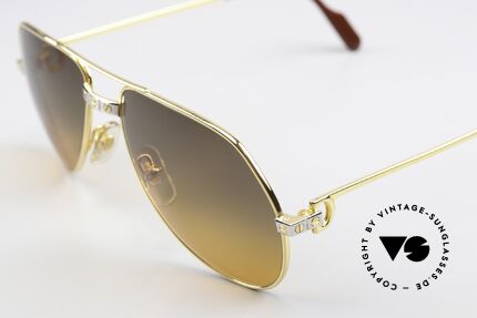 Cartier Vendome Santos - S Desert Storm Sun Lenses, worn by actor Christopher Walken (JAMES BOND, 1985), Made for Men and Women