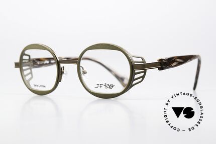JF Rey Nautinew Limited Edition Eyewear, color code 4343 = khaki green and burl wood look, Made for Men and Women