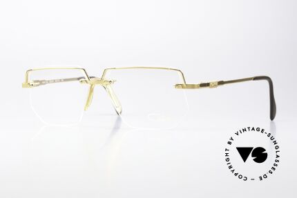 Cazal 742 Gold Plated 90's Eyewear, vintage Cazal designer glasses from the 90's, Made for Men